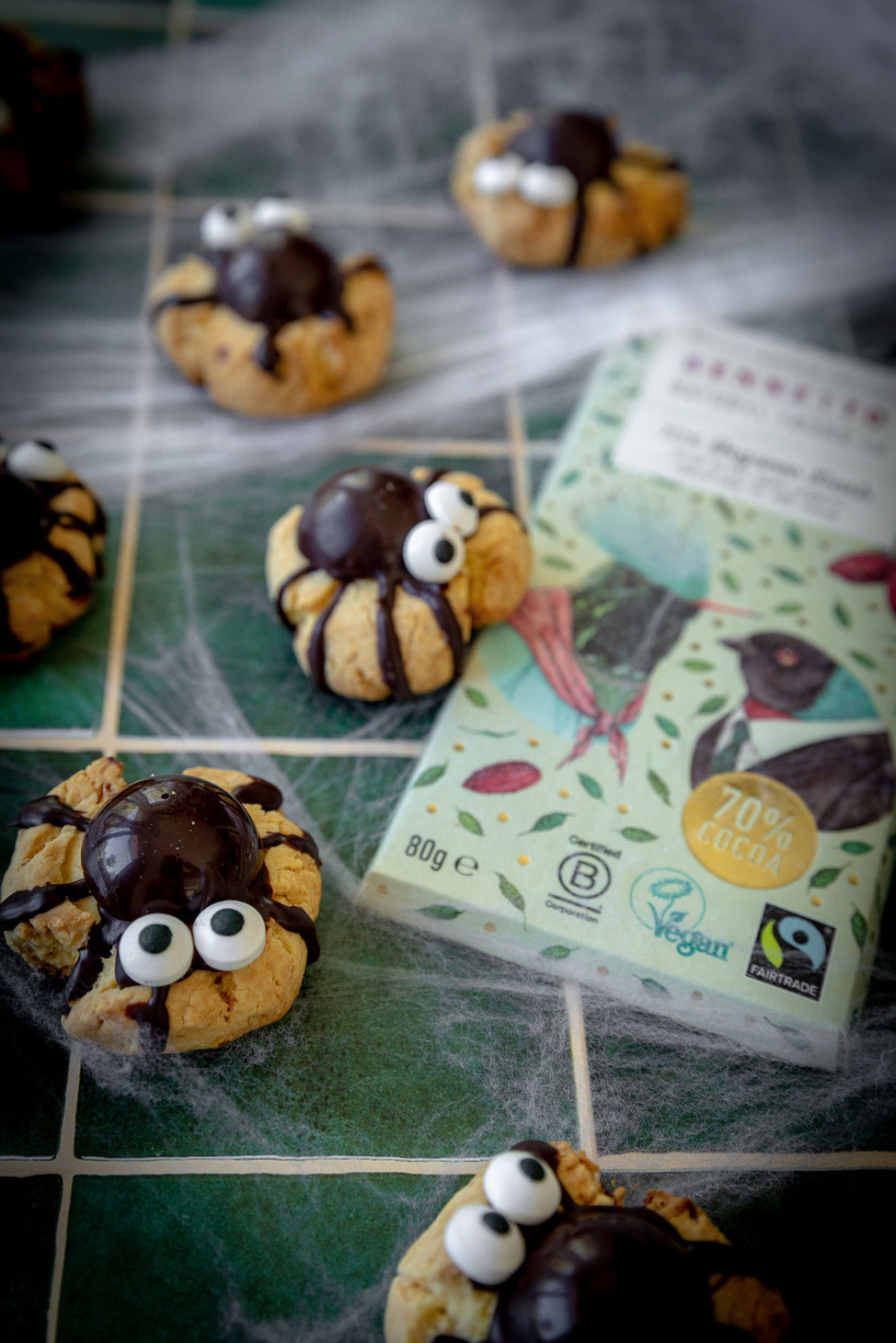 Spooky Spider Cookies