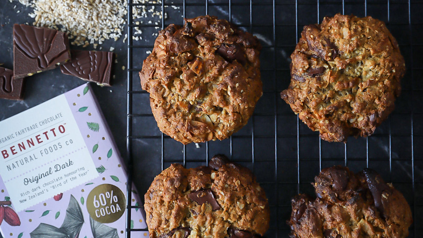 ANZAC Biscuits with Chocolate