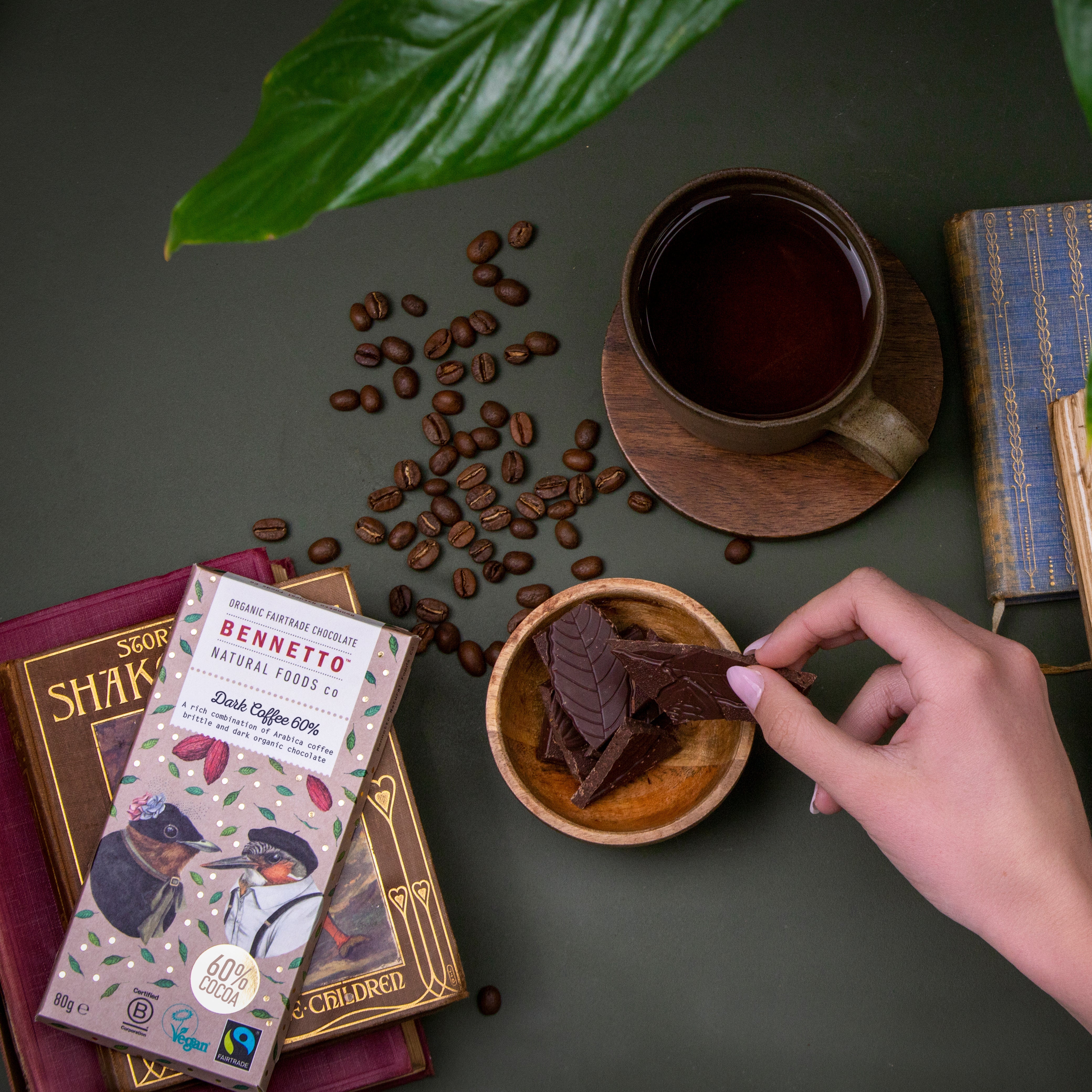 Dark Coffee 60% -  Pack of 3 or 6 bars