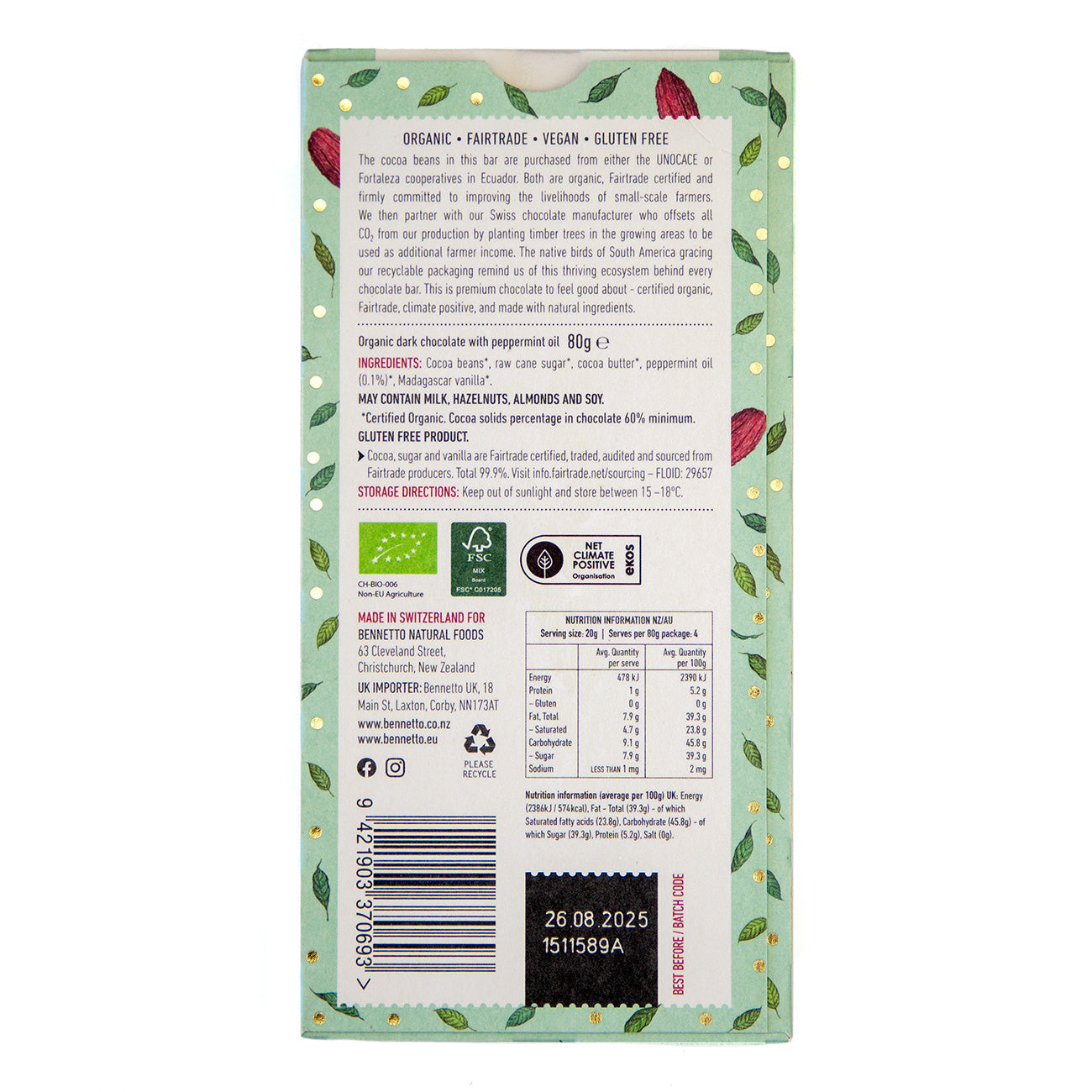 Dark Mint - pack of 3, 6 or 12 units